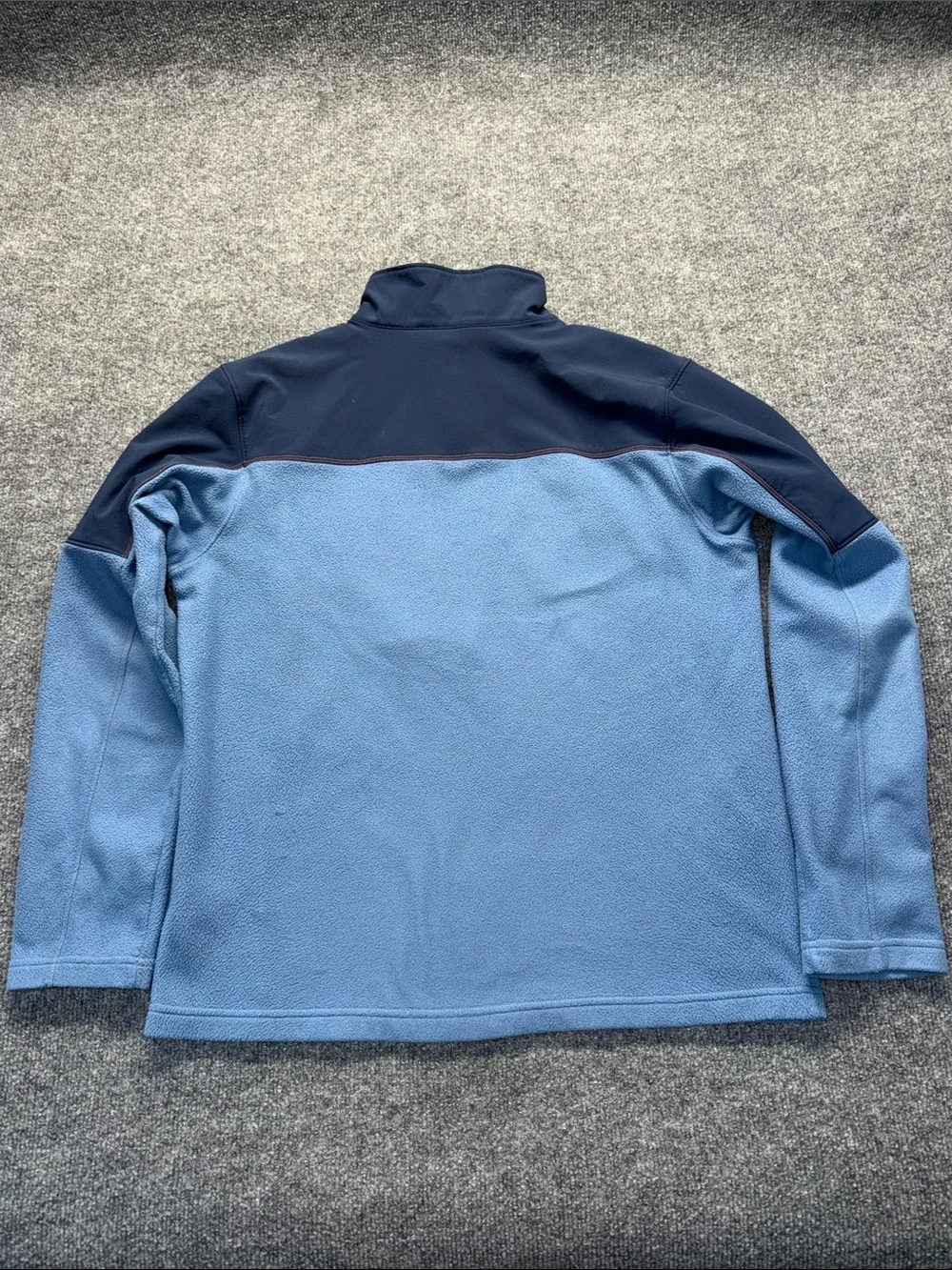 The North Face Light Blue & Navy Half-Zip Fleece Pullover